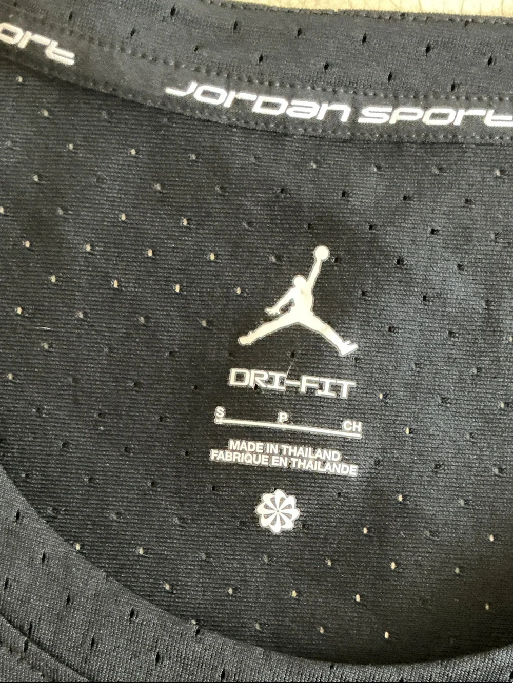 Jordan Black Tank Top with White Jumpman